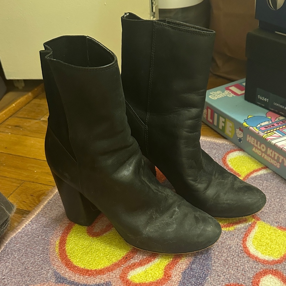 Dolce Vita Black Heeled Boots